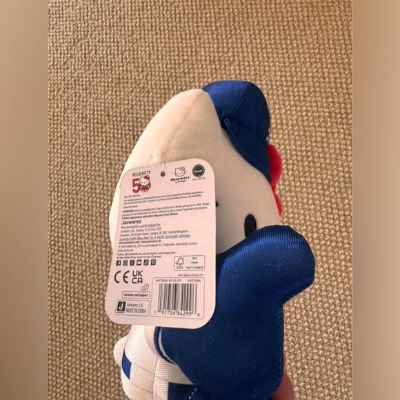 Dodgers Hello Kitty Los Angeles Plush Doll 2024 SGA 50TH Anniversary - Picture 3 of 5